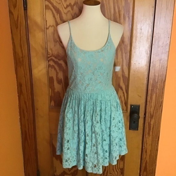Jodi Kristopher NWT Mint green lace sun dress - Picture 9 of 11